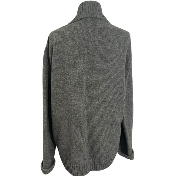 Wool Blend XXL Cable Knit Men's Cardigan EUC - Picture 4 of 11